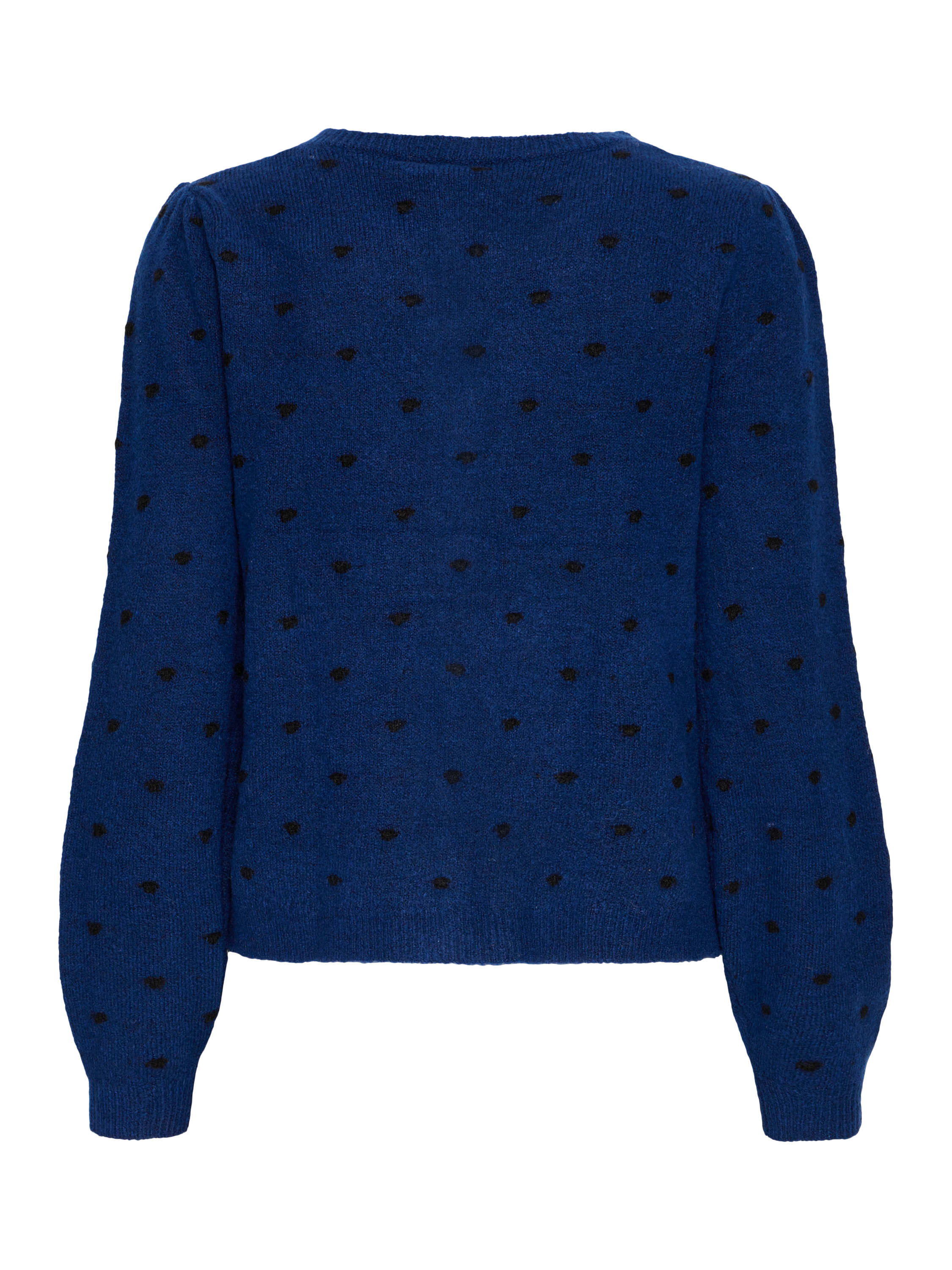 Product image 6 of 7, which shows ICHI Destine Polka Dot Cardigan, Navy/Multi, L