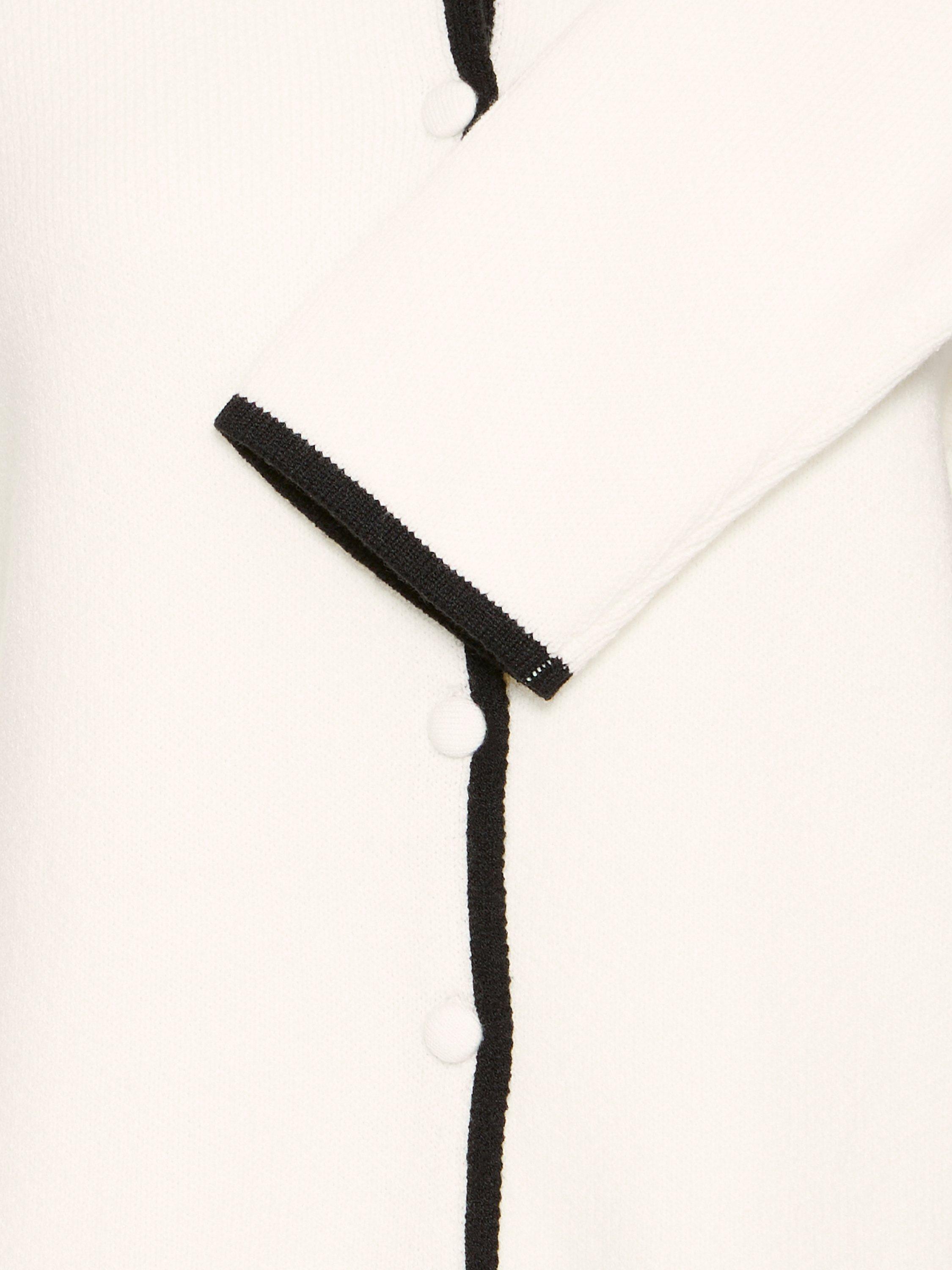 Product image 7 of 7, which shows ICHI Briac Riund Neck Long Sleeve Cardigan , Birch, XS