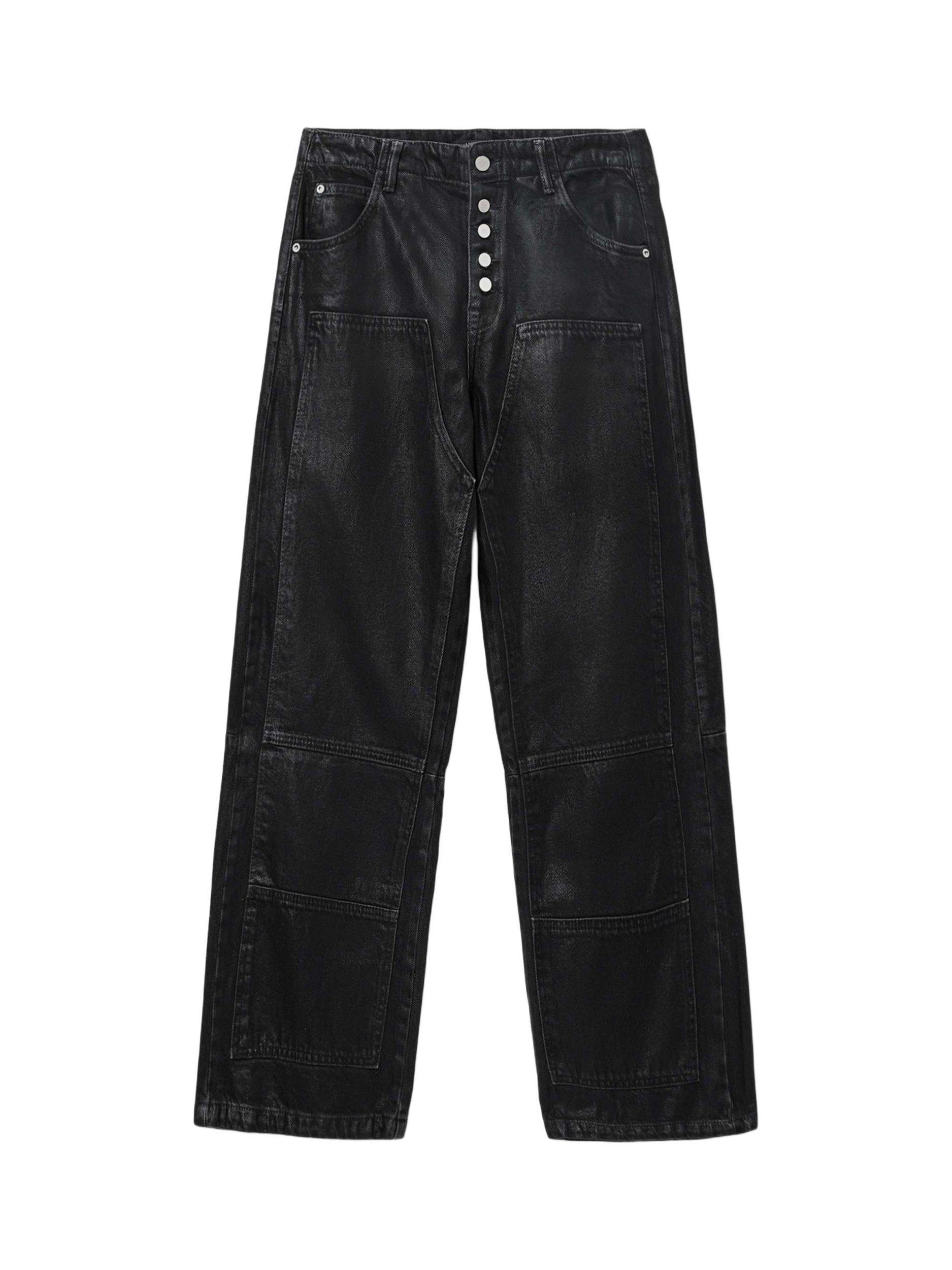 Product image 4 of 9, which shows AllSaints Tay Carpenter Jeans, Black, 24