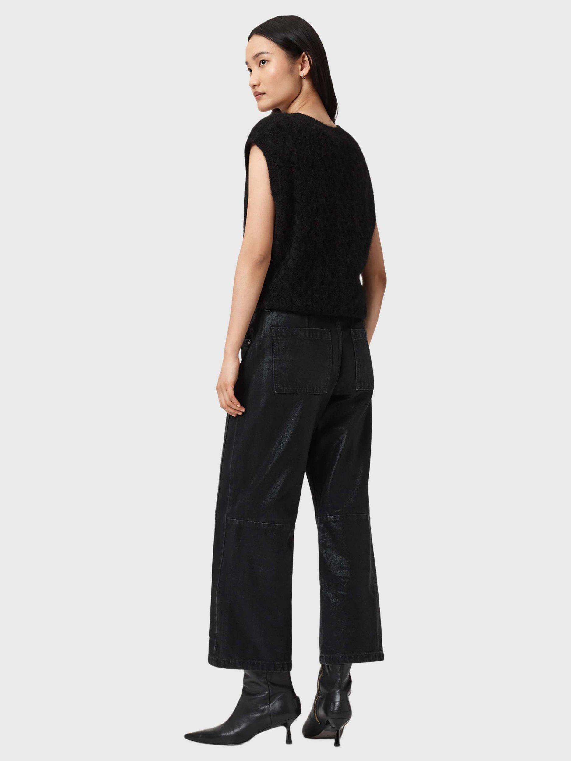 Product image 7 of 9, which shows AllSaints Tay Carpenter Jeans, Black, 24