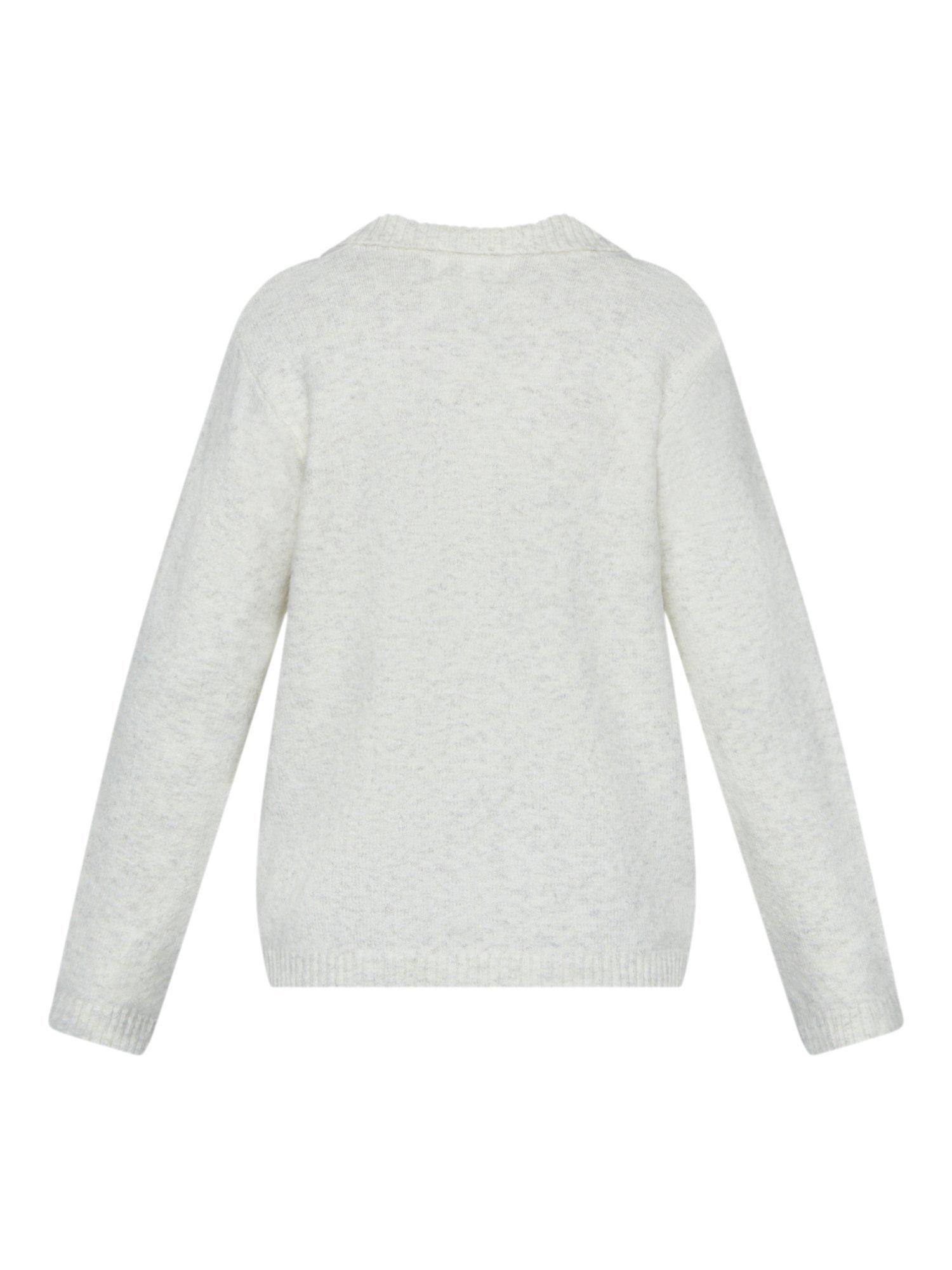 Product image 4 of 4, which shows Sisters Point Lisea Jumper, Cream Melange, L