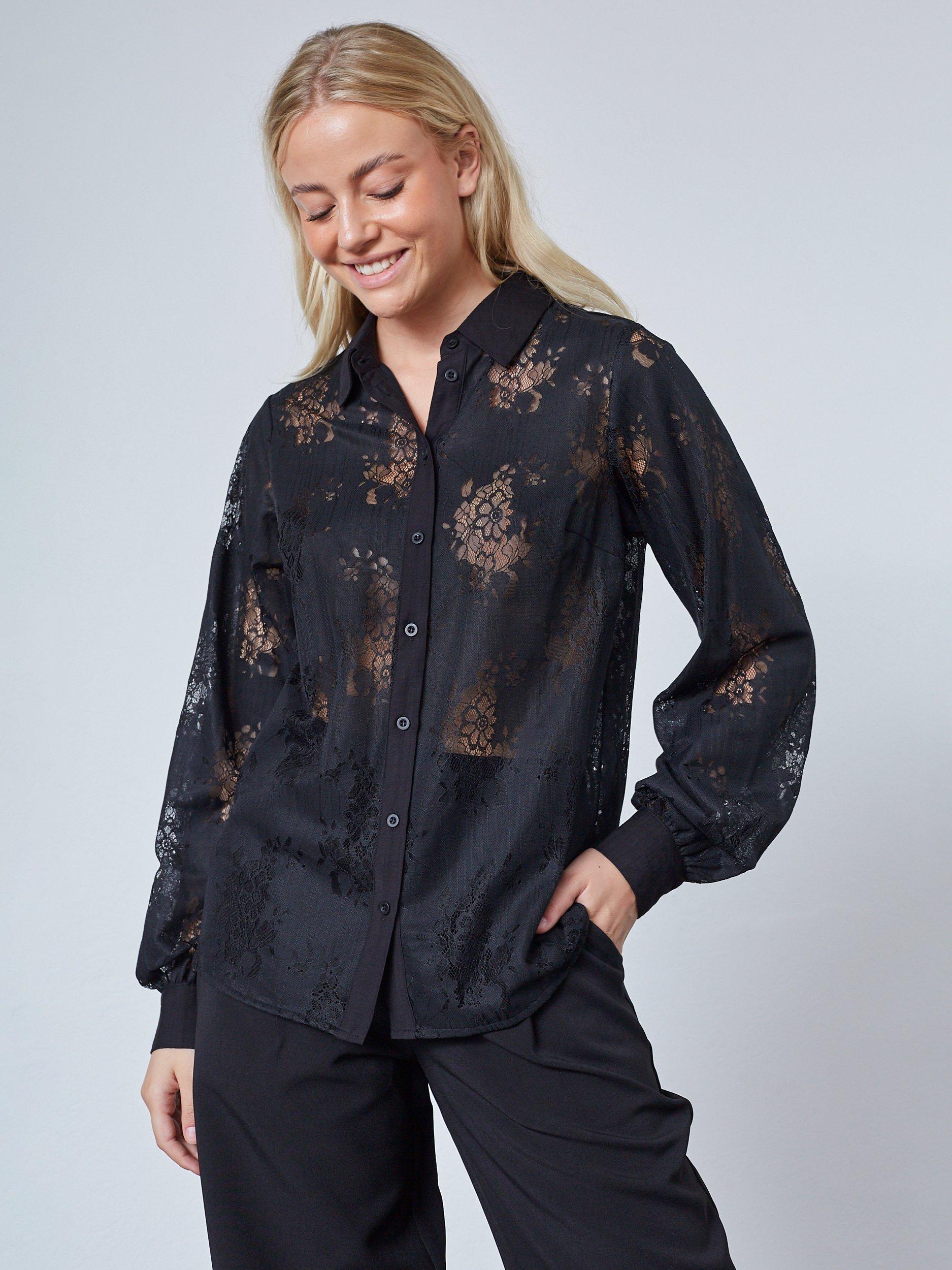 Product image 1 of 5, which shows Sisters Point Esfa Shirt, Black, XS