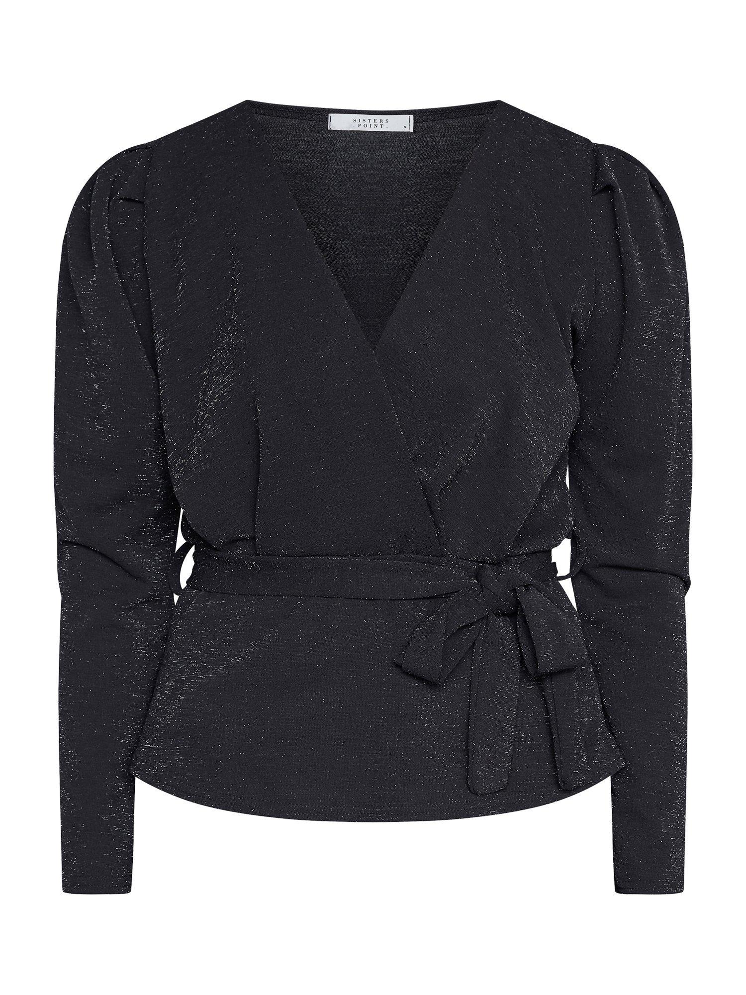 Product image 3 of 5, which shows Sisters Point Nasa Blouse, Black/Silver, XS