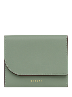 Radley Pockets Tri Fold Leather Purse, Pistachio