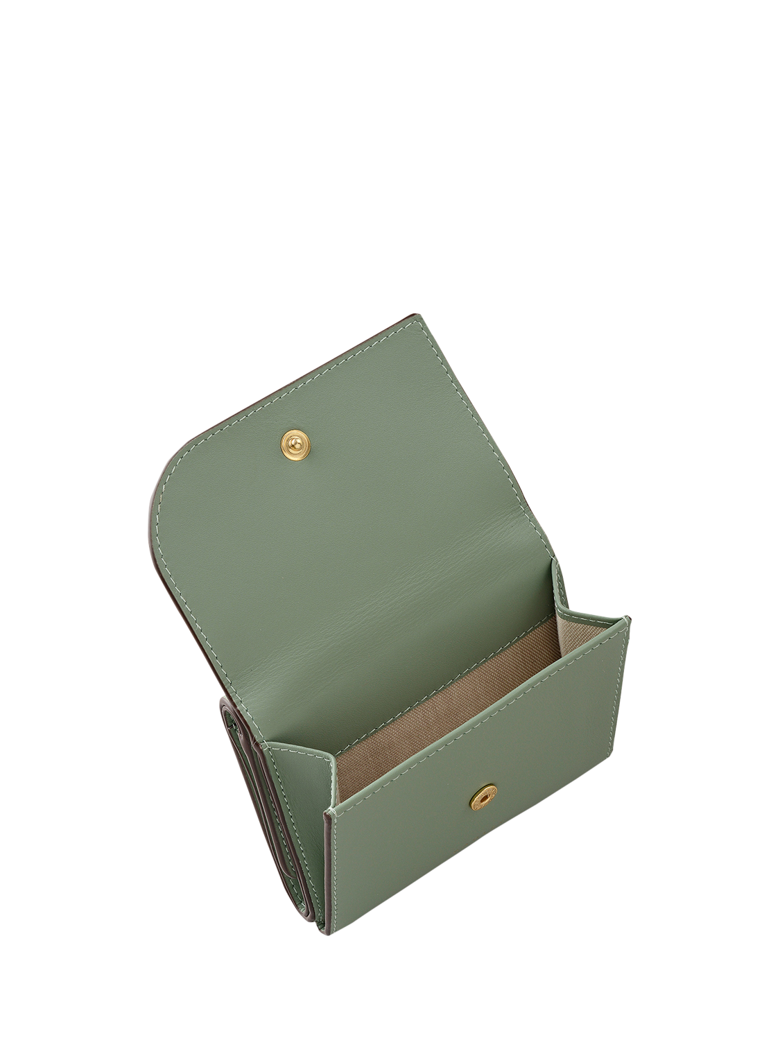 Product image 4 of 4, which shows Radley Pockets Tri Fold Leather Purse, Pistachio
