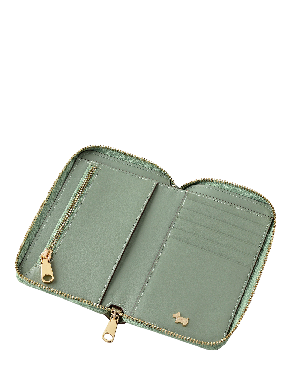 Product image 3 of 3, which shows Radley Pockets Medium Leather Wallet, Pistachio