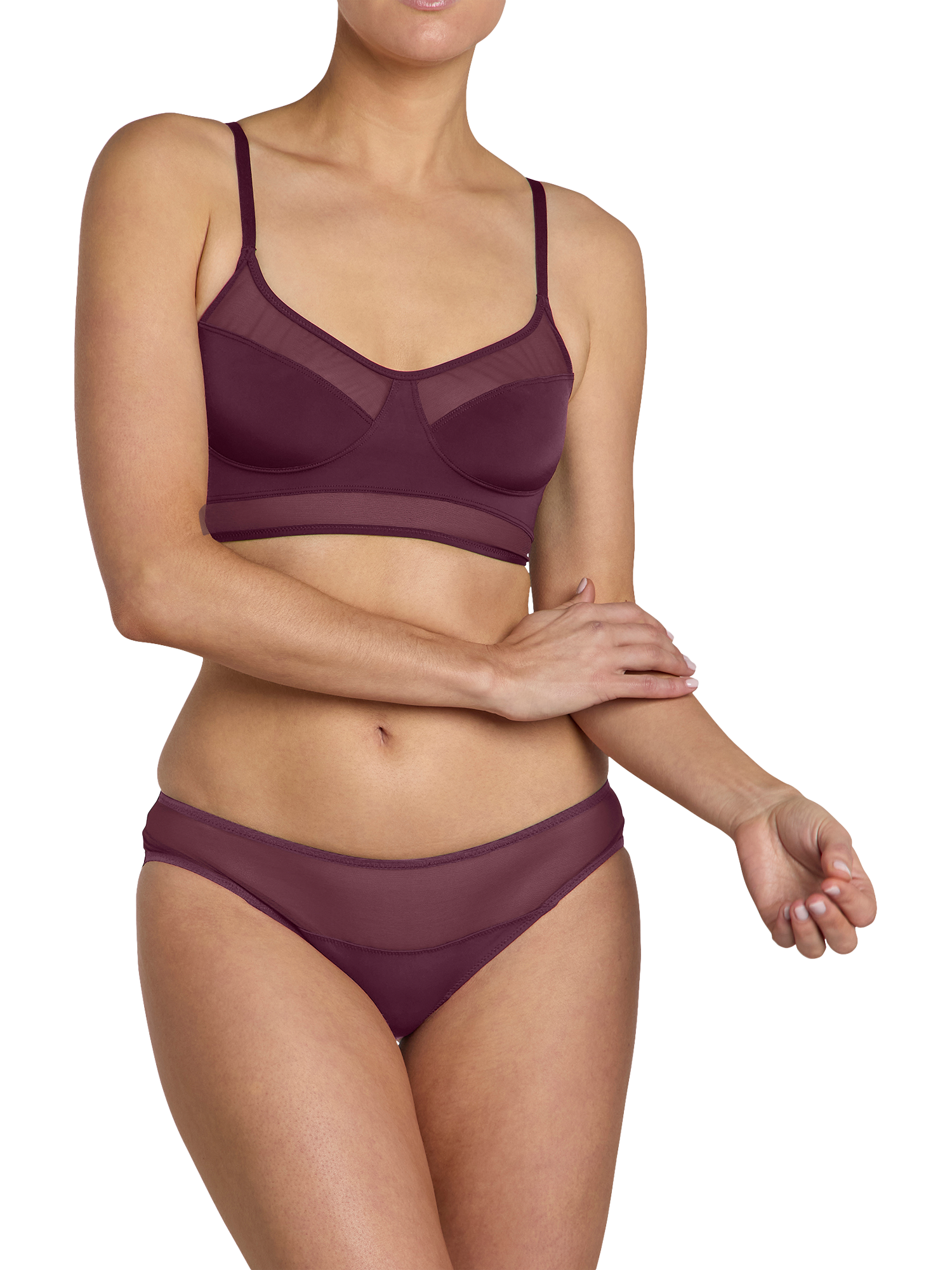 Product image 4 of 11, which shows SheerBraletteBrg RDBU XS