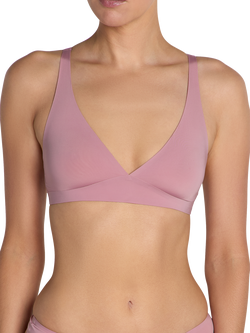 Heist The Smooth High Apex Bralette, Dusky Pink