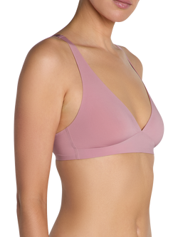 Heist The Smooth High Apex Bralette - view 2, Dusky Pink