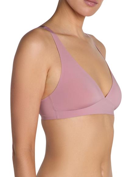Heist The Smooth High Apex Bralette - view 2, Dusky Pink