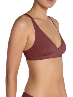 Heist The Smooth High Apex Bralette - view 2, Hot Chocolate