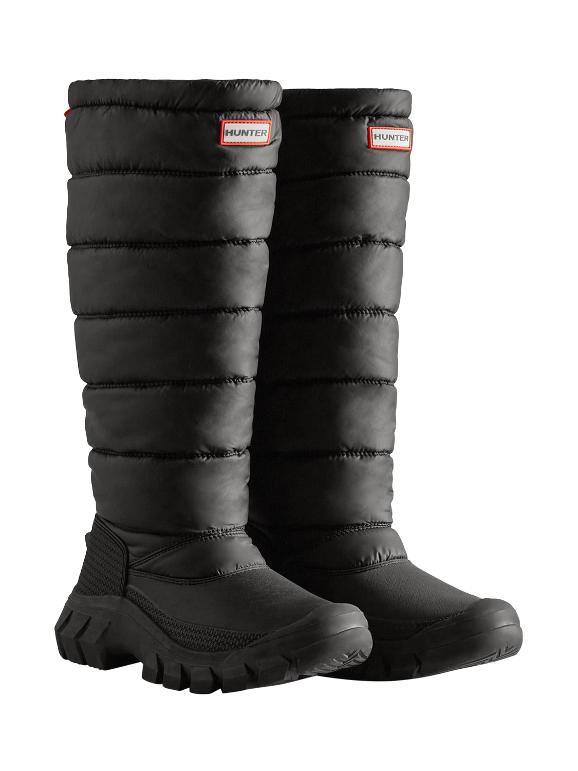 Product image 2 of 4, which shows Hunter Intrepid Tall Snow Boots, Black, 3