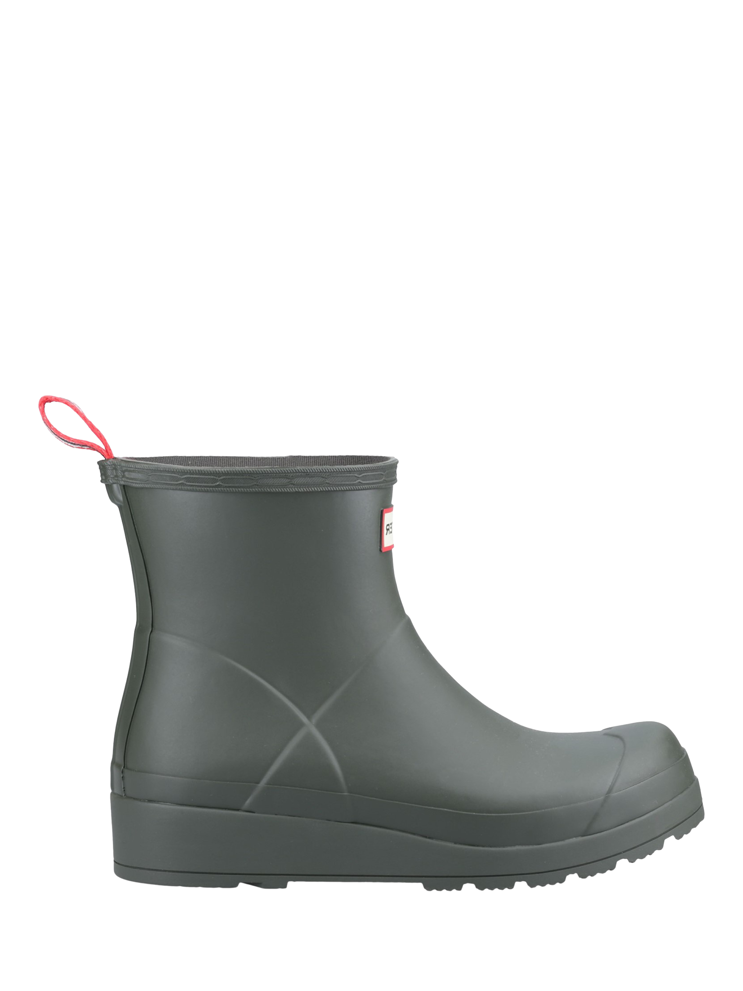 Product image 1 of 4, which shows Hunter Original Play Short Wellington Boots, Dark Olive, 4