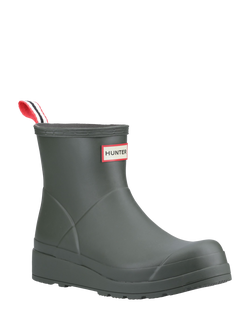 Hunter Original Play Short Wellington Boots, Dark Olive - view 2, Dark Olive