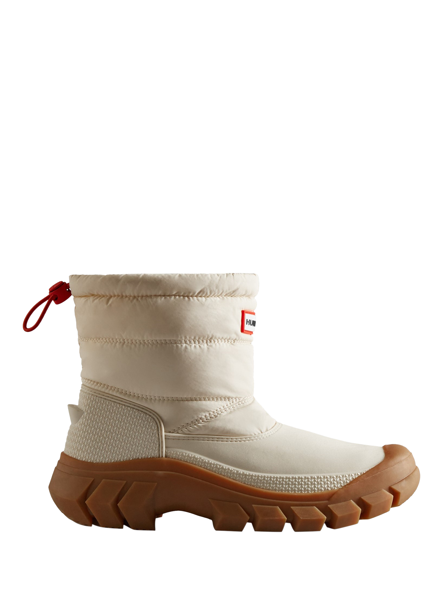 Product image 1 of 4, which shows Hunter Intrepid Snow Boots, White Willow/Gum, 3