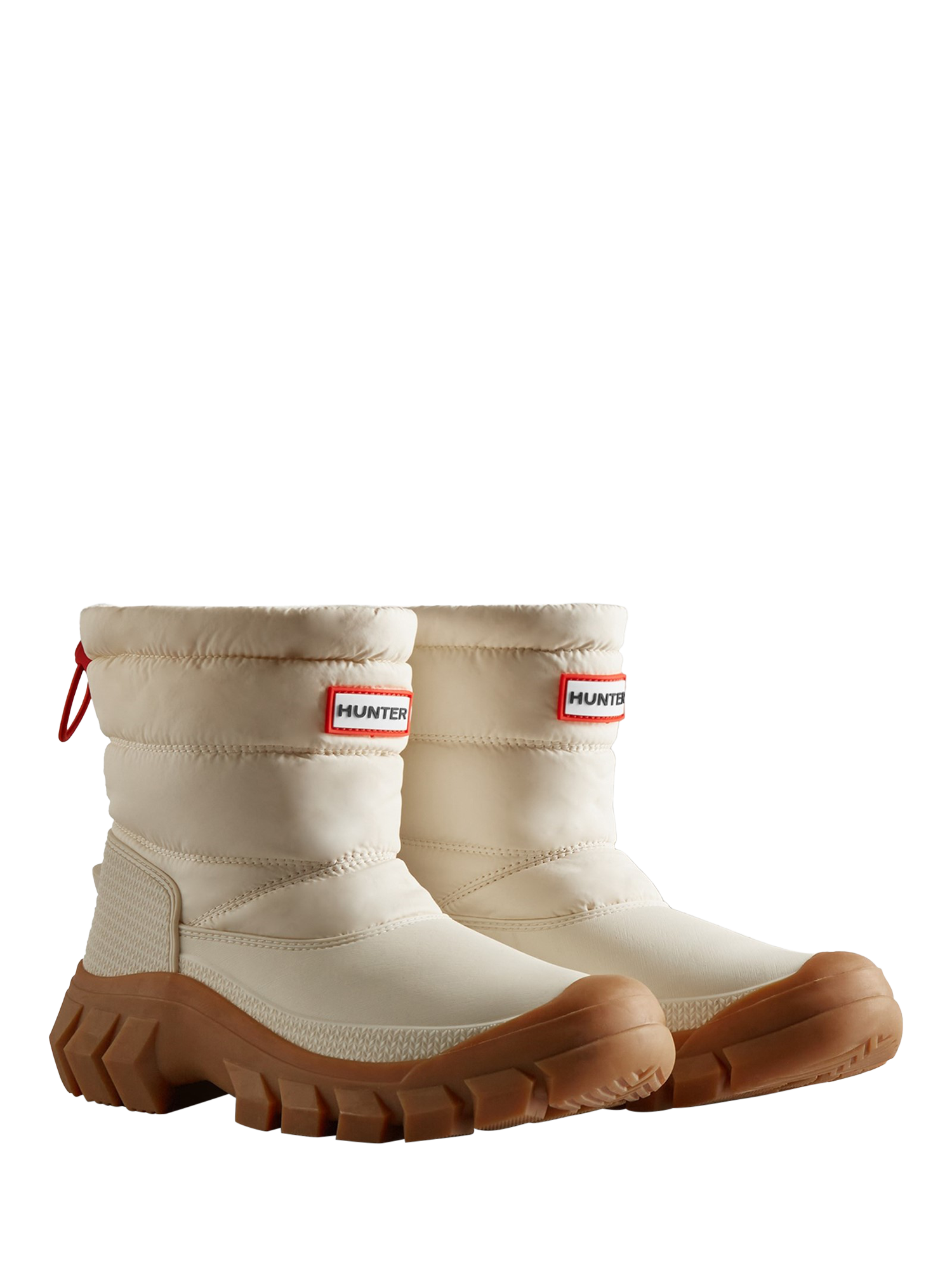 Product image 2 of 4, which shows Hunter Intrepid Snow Boots, White Willow/Gum, 3