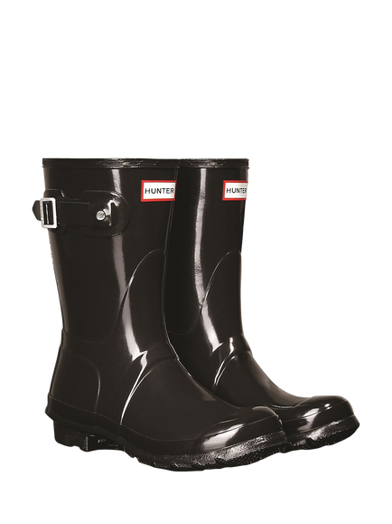 Hunter Original Short Rain Boots, Black - view 2, Black