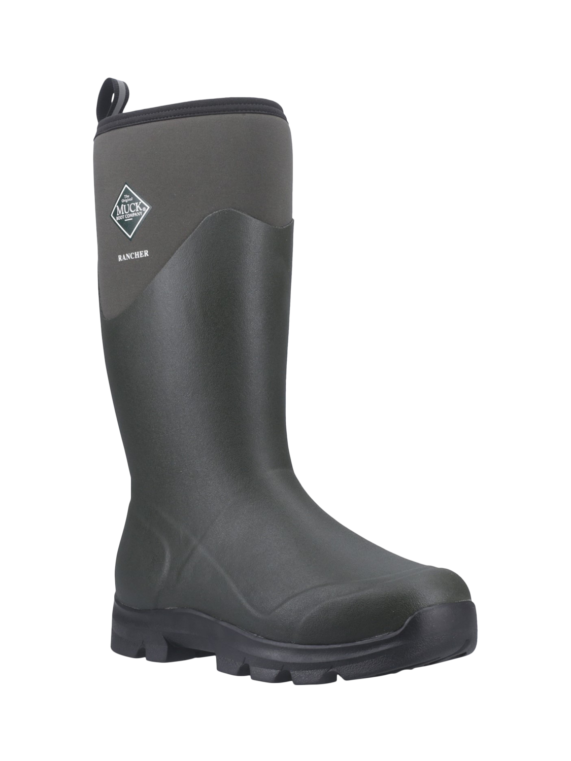 Product image 2 of 4, which shows Muck Rancher Wellington Boots, Olive, 6