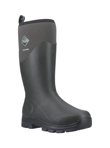 Muck Rancher Wellington Boots, Olive - view 2, Olive