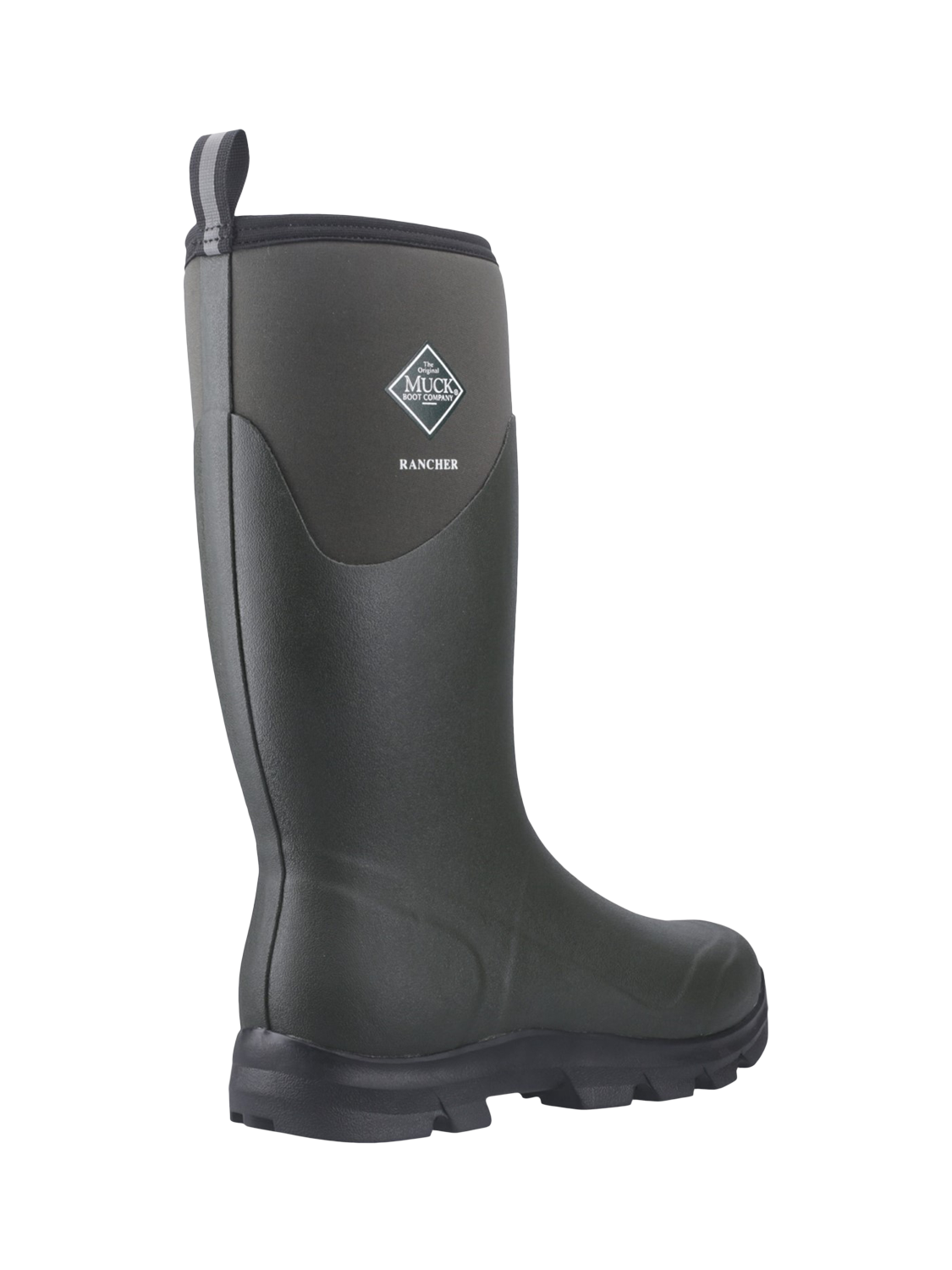 Product image 3 of 4, which shows Muck Rancher Wellington Boots, Olive, 6