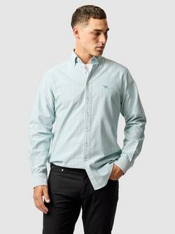 Rodd & Gunn Pure Cotton Long Sleeve Striped Oxford Shirt, Lawn