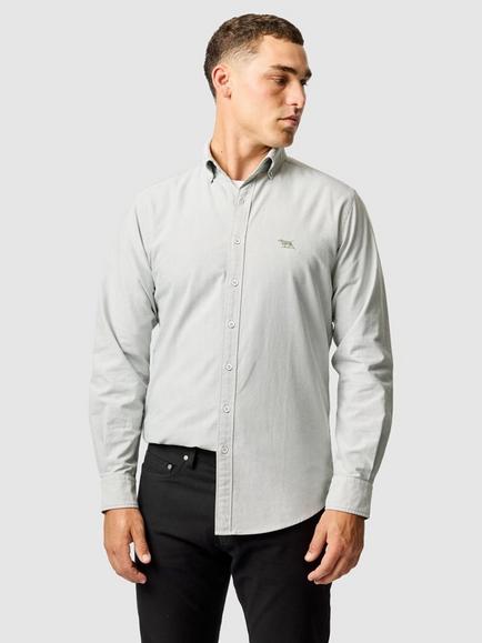 Rodd & Gunn Oxford Cotton Sports Fit Long Sleeve Shirt, Thyme
