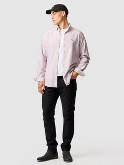 Rodd & Gunn Pure Cotton Long Sleeve Striped Oxford Shirt - view 2, Poppy