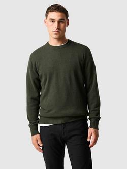Rodd & Gunn Stewart Island Australian Wool Blend Crew Neck Jumper, Fatigue