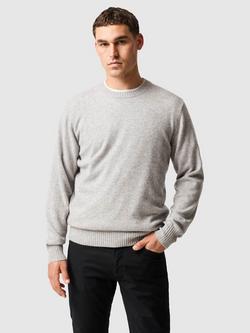 Rodd & Gunn Stewart Island Australian Wool Blend Crew Neck Jumper, Slate