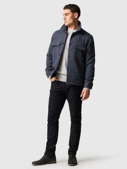 Rodd & Gunn Stewart Island Australian Wool Blend Crew Neck Jumper - view 2, Slate