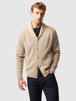 Rodd & Gunn Williamson Wool Rich Knitted Cardigan, Natural, Natural