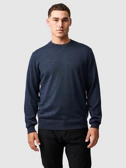 Rodd & Gunn York Bay Merino Wool Jumper, Midnight