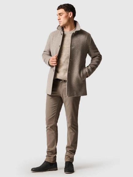 Rodd & Gunn Fitchett Wool Blend Coat, Natural - view 2, Natural
