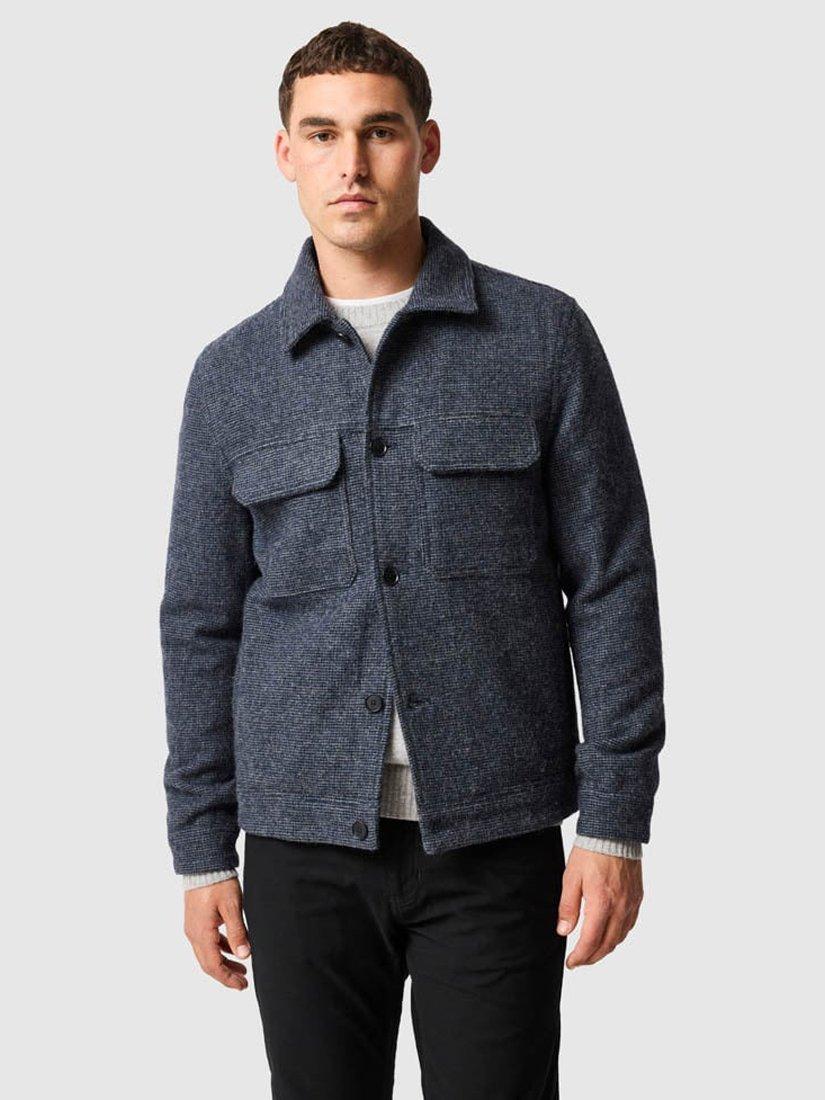 Product image 1 of 6, which shows Rodd & Gunn Roys Hill Wool Rich Jacket, Graphite, S