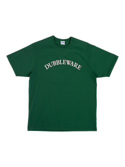 Dubbleware Cotton Regular Fit Graphic Logo T-Shirt, Dark Green, Dark Green
