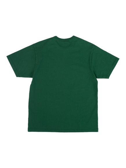 Dubbleware Cotton Regular Fit Graphic Logo T-Shirt, Dark Green - view 2, Dark Green