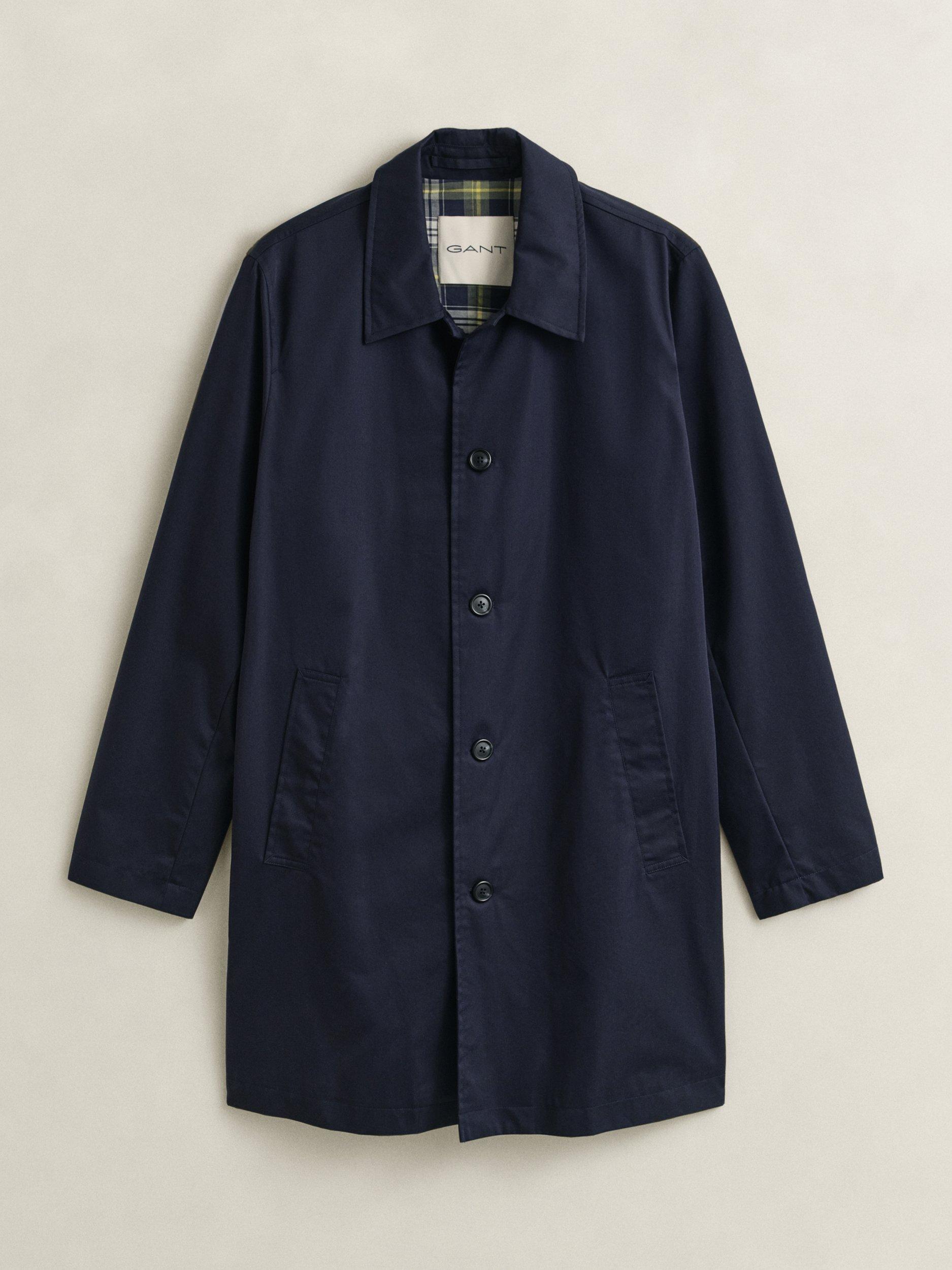 Product image 1 of 1, which shows GANT Cotton Blend Car Coat, Evening Blue, S