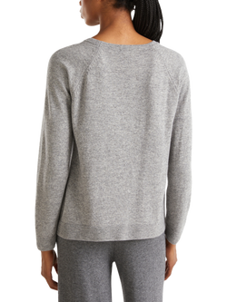 Benetton Crew Neck Knit Jumper - view 2, Grey