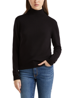 Benetton High Neck Wool Jumper, Black
