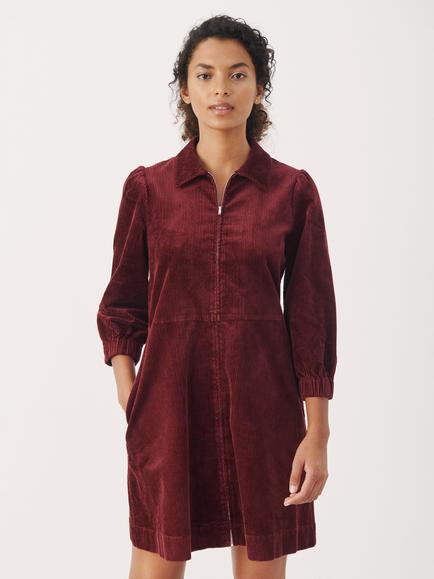 Part Two Eyvor Corduroy Mini Dress, Tawny Port