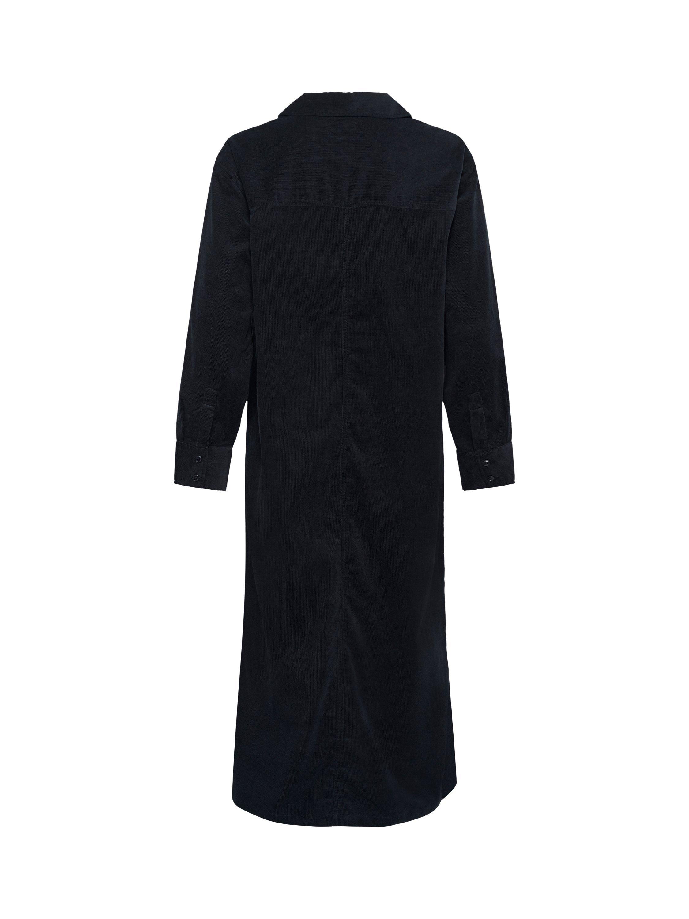 Product image 6 of 6, which shows Part Two Lolla Long Sleeve Midi Dress, Dark Navy, 8