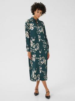 Part Two Shiloh Floral Midi Dress, Sea Moss, Sea Moss