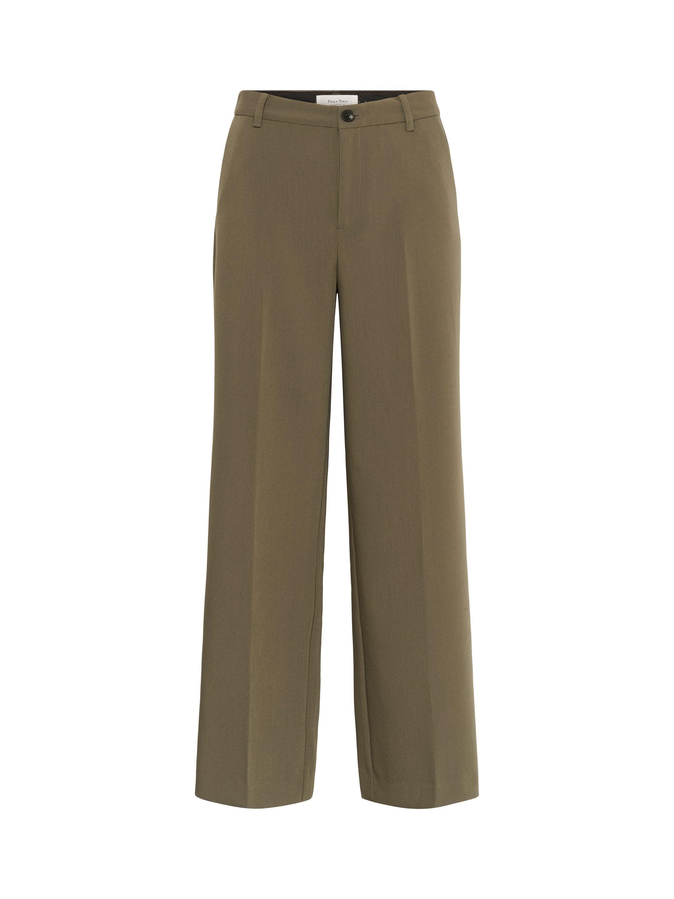Product image 5 of 6, which shows Part Two Ninnesa Relaxed Fit Tailored Trousers, Tarmac, 8