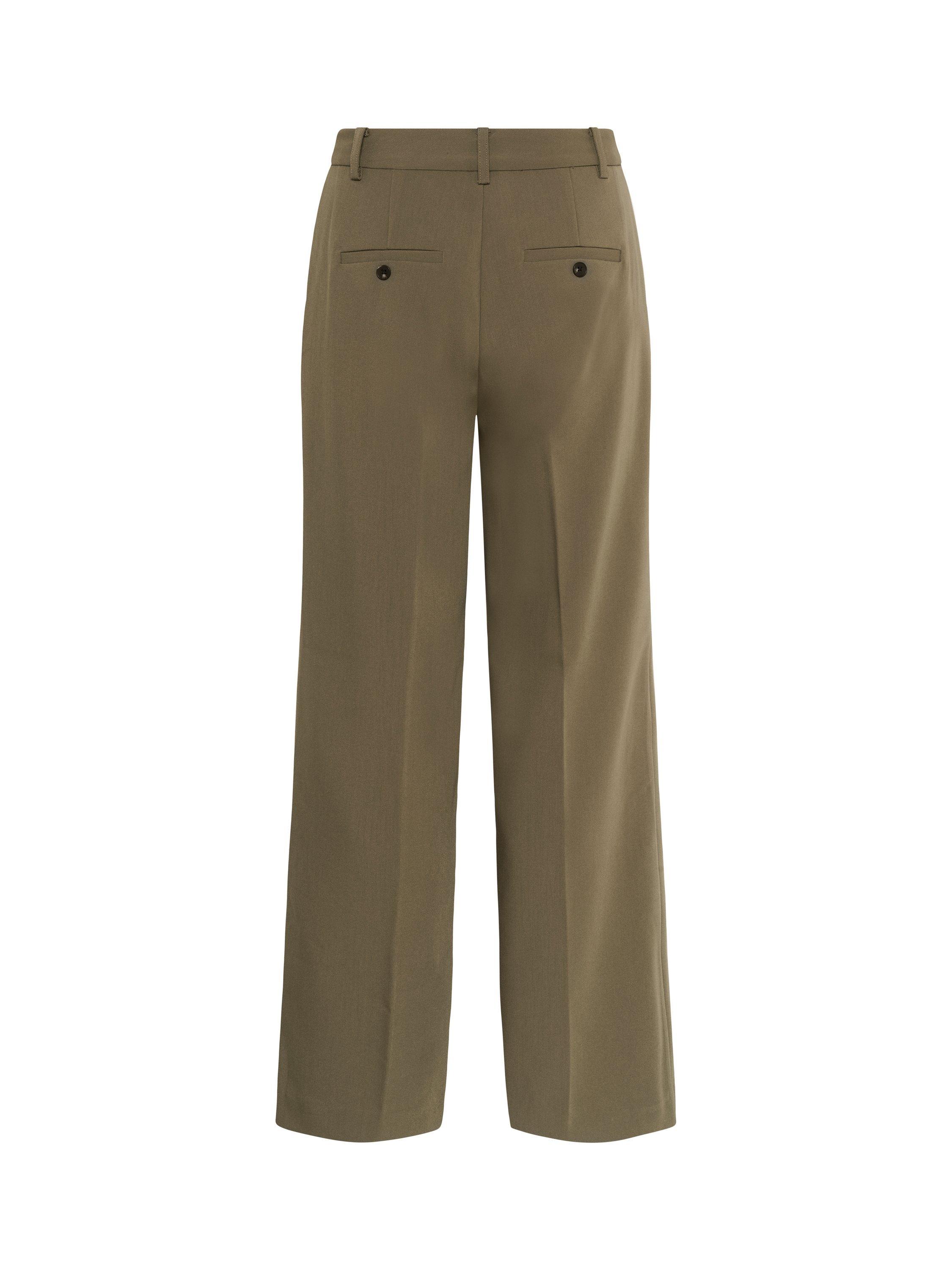 Product image 6 of 6, which shows Part Two Ninnesa Relaxed Fit Tailored Trousers, Tarmac, 8