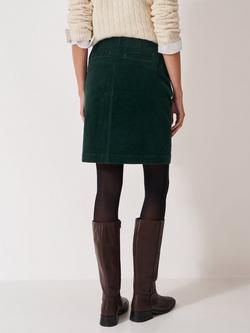 Crew Clothing Demi Cotton Blend Corduroy Mini Skirt - view 2, Jade Green