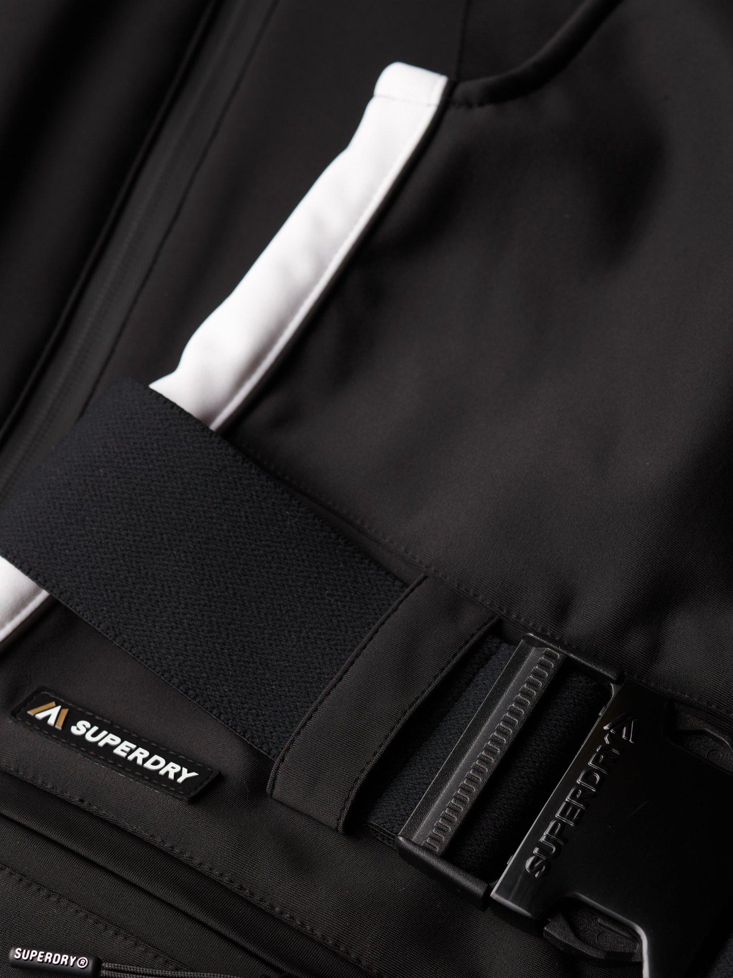 Product image 6 of 6, which shows Superdry Luxe Ski Dungarees, Black, 6