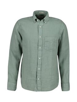 GANT Dyed Linen Shirt, Ceramic Grey, Ceramic Grey