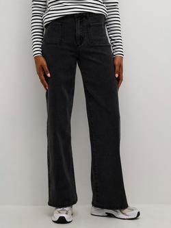 KAFFE Karla Flared Jeans, Black Wash