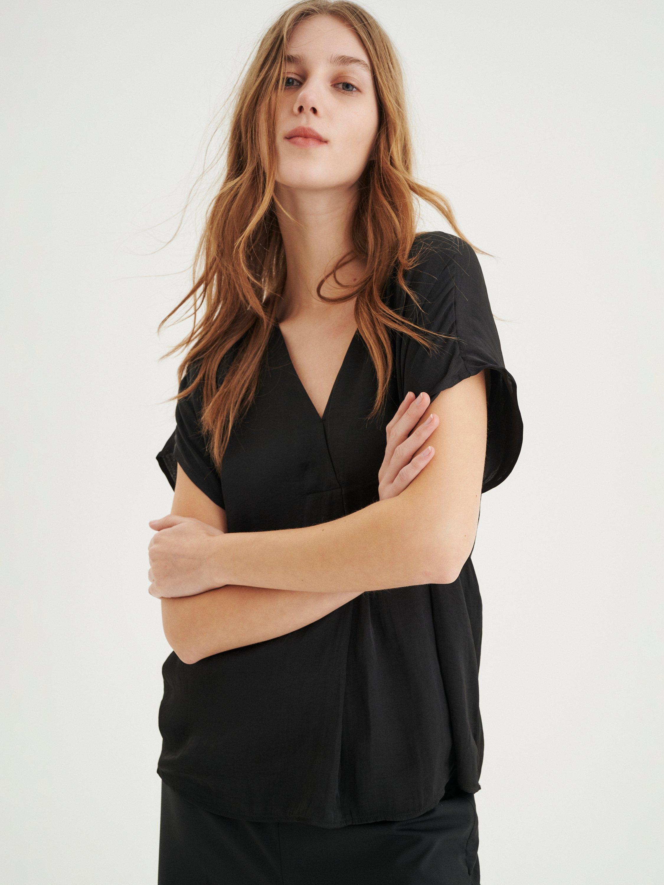 Product image 1 of 5, which shows InWear Rinda Top, Black, 8
