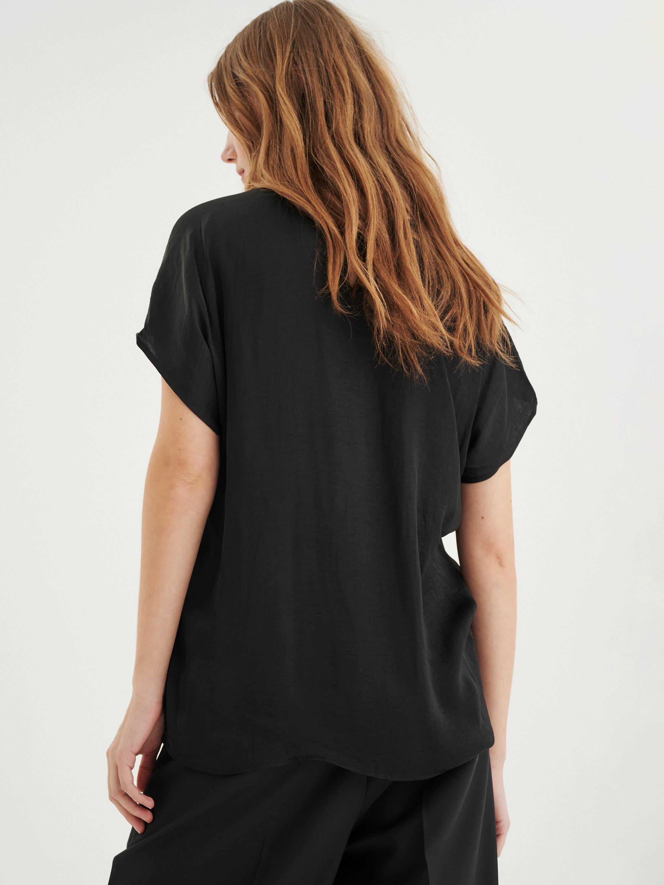 Product image 2 of 5, which shows InWear Rinda Top, Black, 8